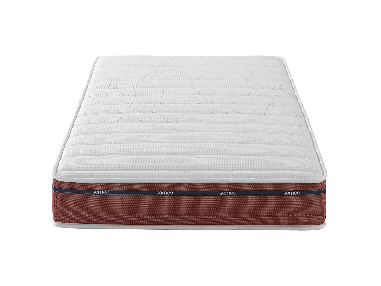 Matelas pour lit électrique 100% latex Crépuscule 500 - SOMEO 2x80x190