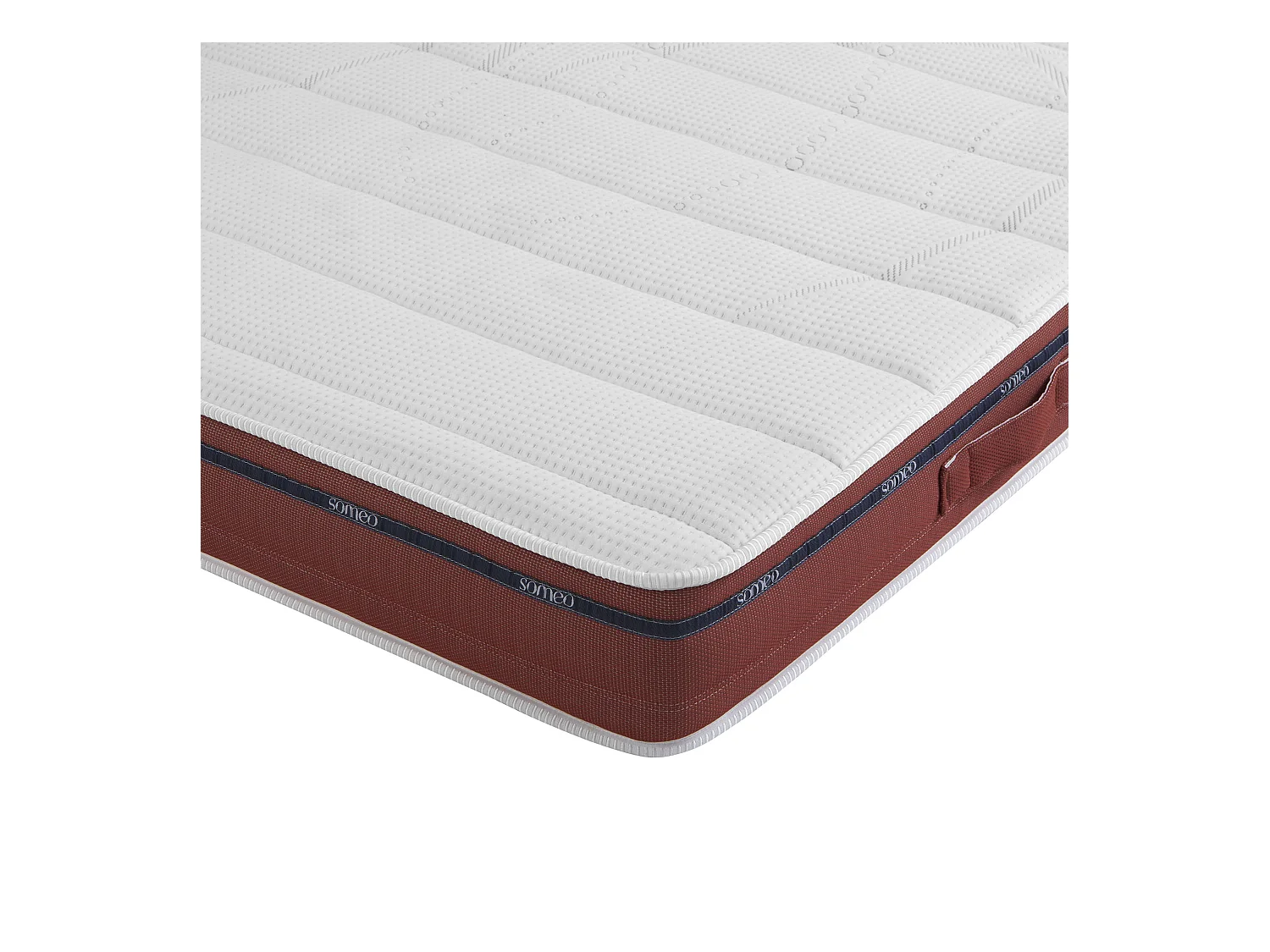 Matelas pour lit électrique 100% latex Crépuscule 500 - SOMEO 2x80x190
