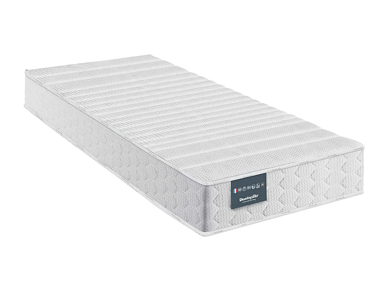 Matelas pour lit électrique en mousse et latex Lilas - Dunlopillo - 2x80x200