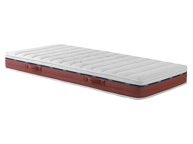 Matelas pour lit électrique 100% latex Crépuscule 600 - SOMEO 2x70x200
