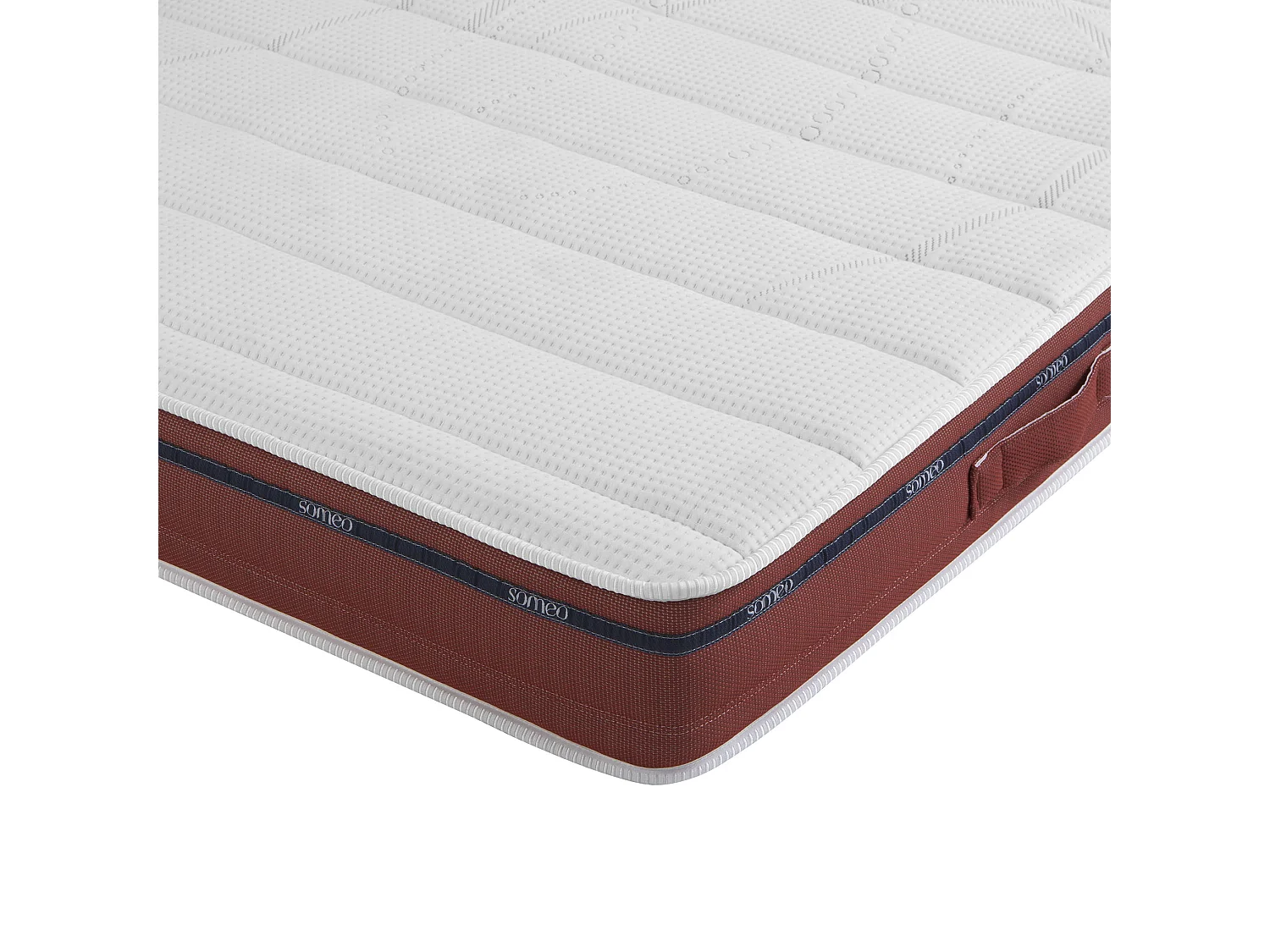 Matelas pour lit électrique 100% latex Crépuscule 500 - SOMEO 2x100x190