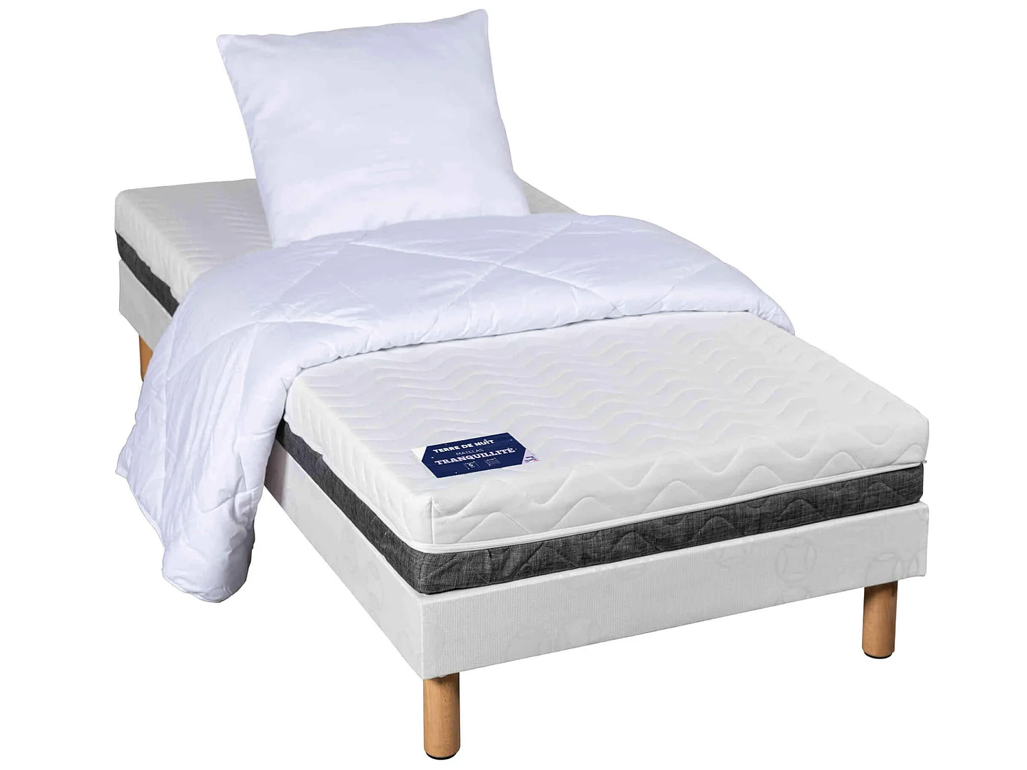 Matelas mousse haute densité Tranquillité 90x200