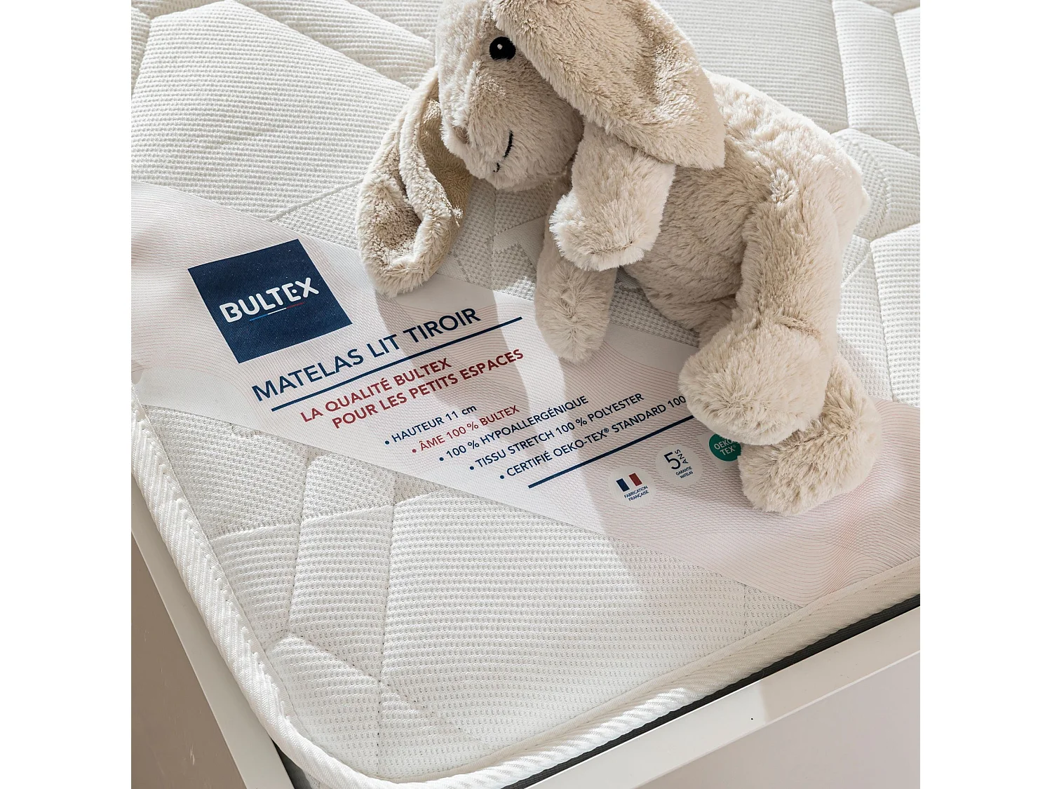 matelas pour lit tiroir bultex nano 90x200