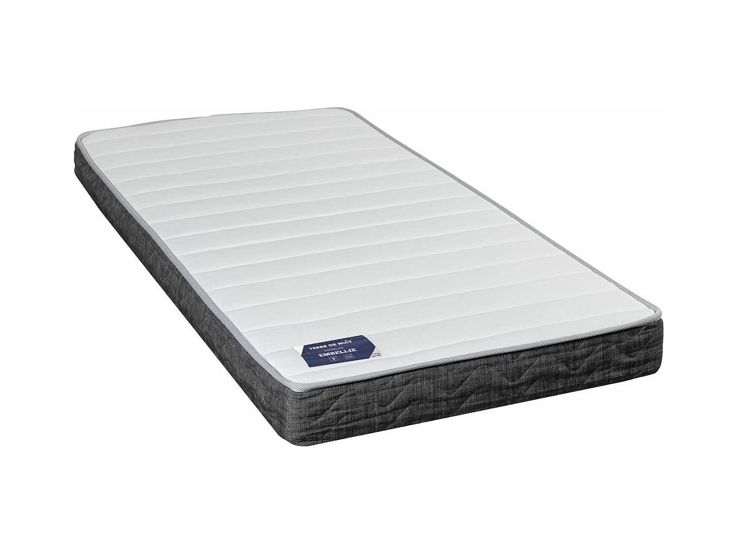 Matelas ressorts ensachés 5 zones ferme EMBELLIE 80x190