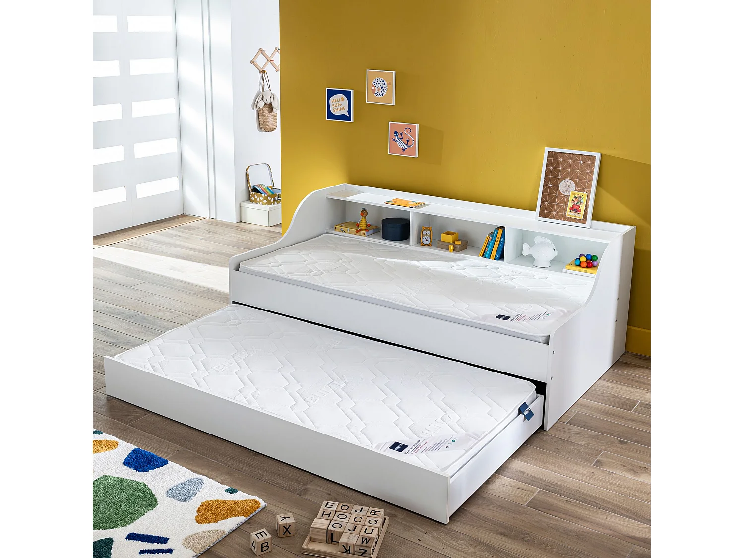 matelas pour lit tiroir bultex nano 90x190