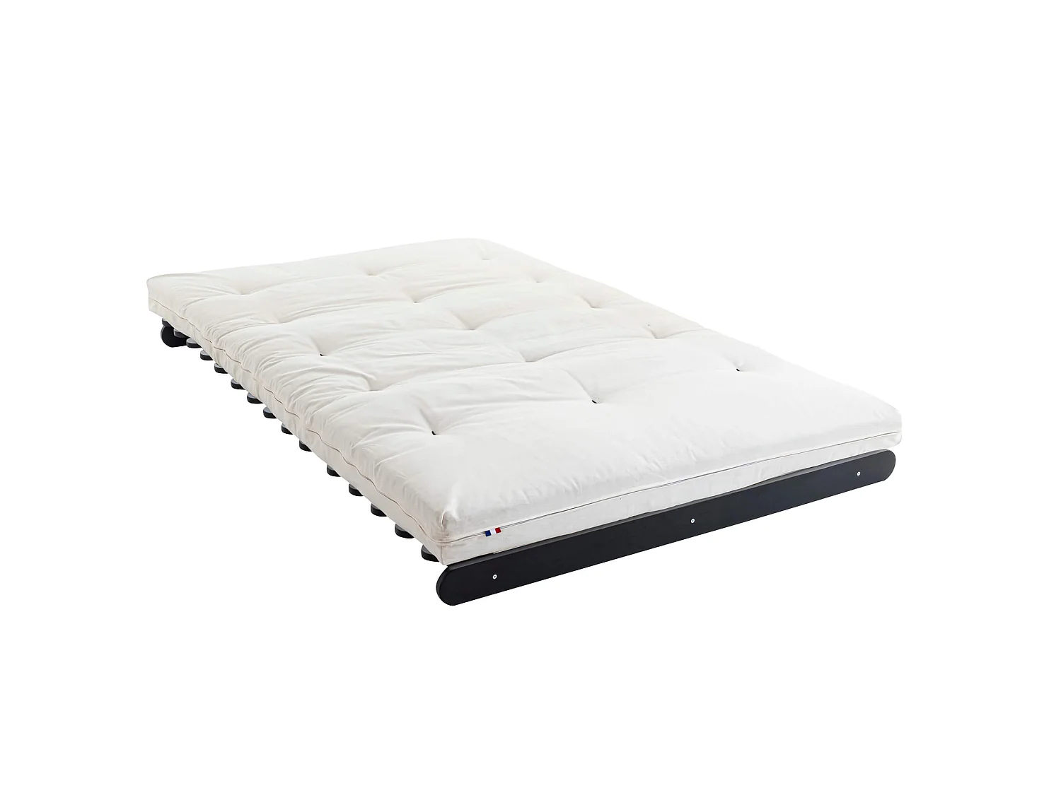 Matelas futon écru coeur en latex 90x200