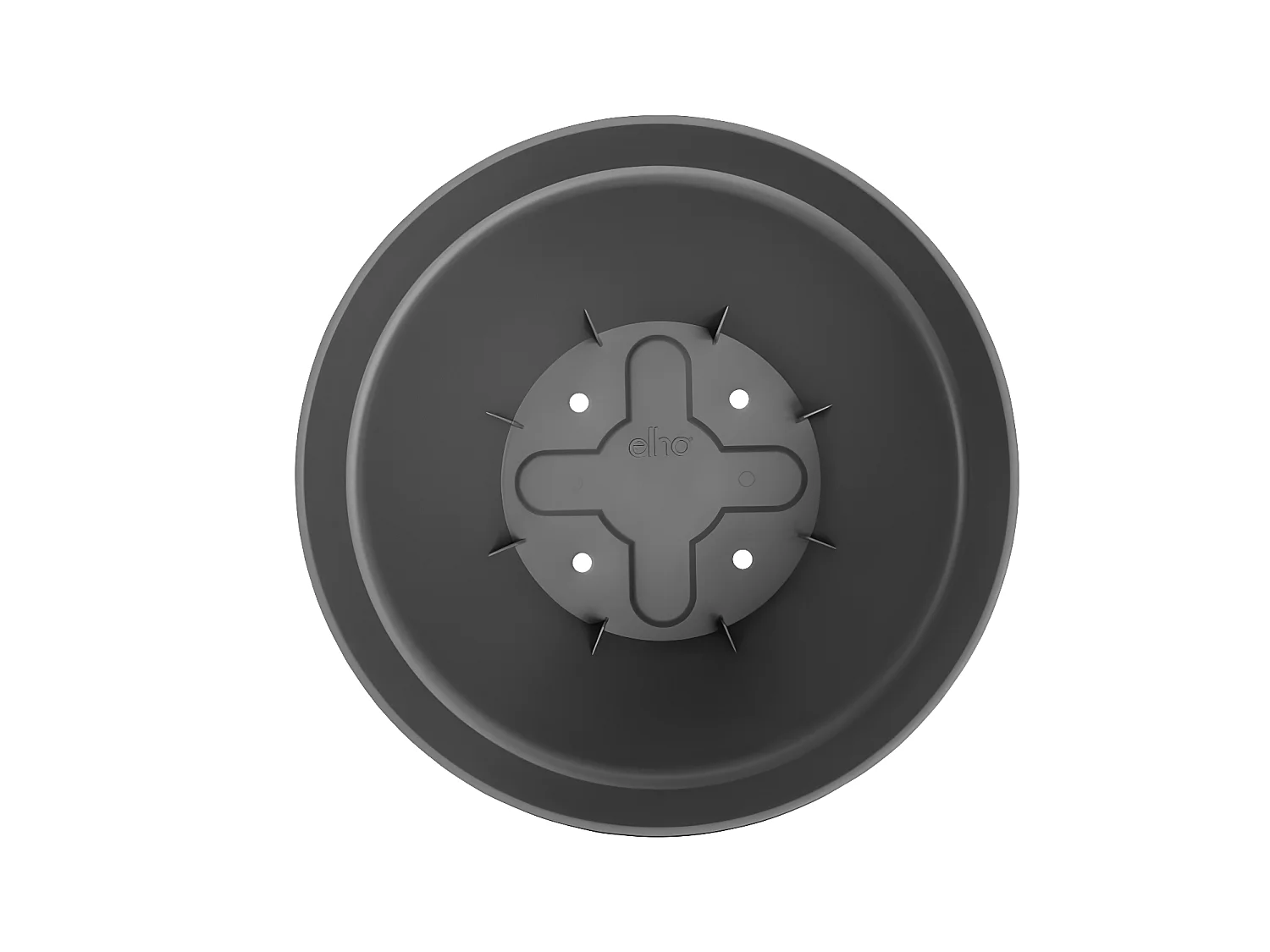 Pot de fleurs rond Vibia Campana - Ø 47 x H.40 cm - Anthracite - Elho