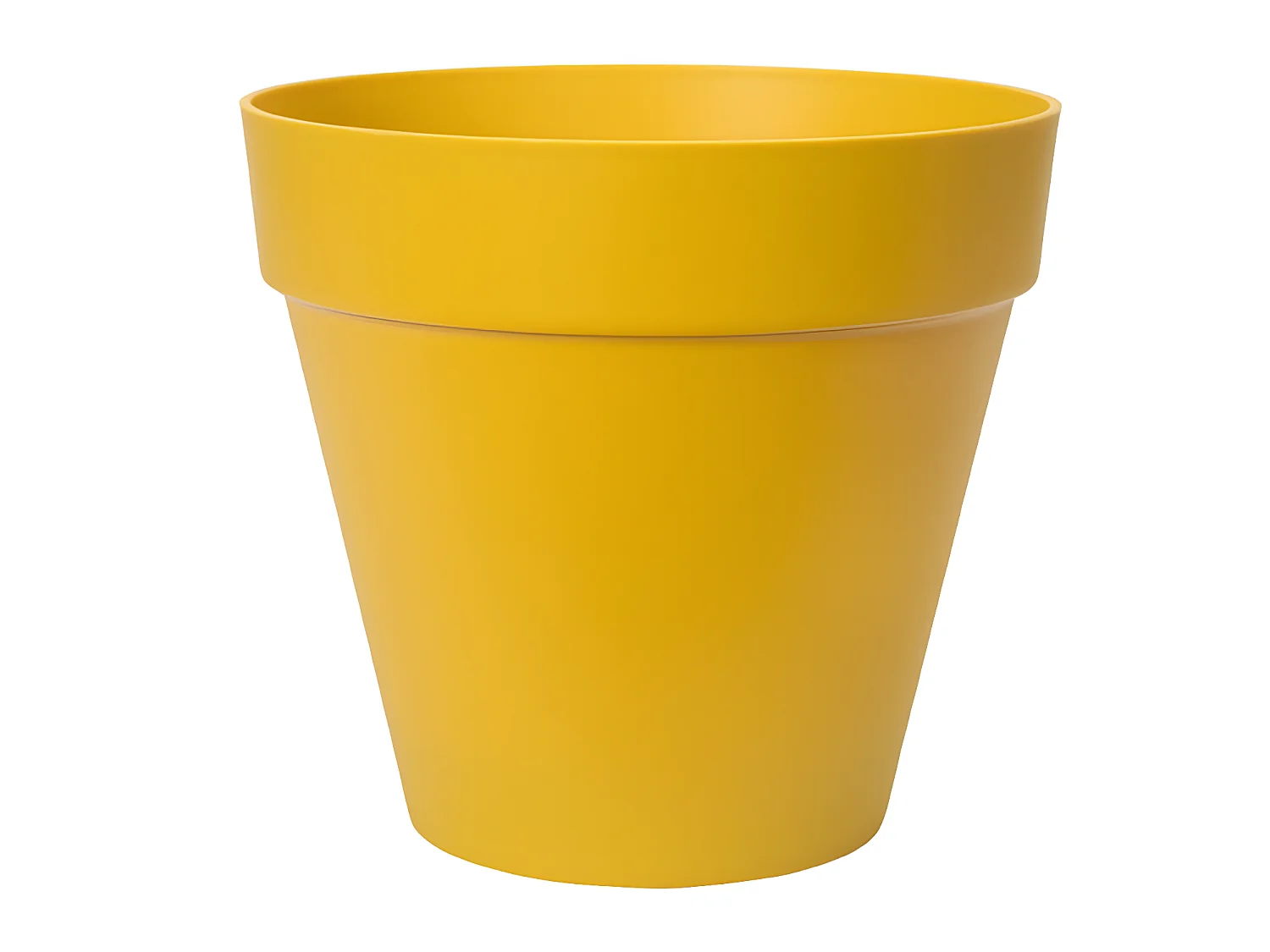 Pot de fleurs rond Loft Urban avec roues - Ø 50 x H.44 cm - Ocre - Elho