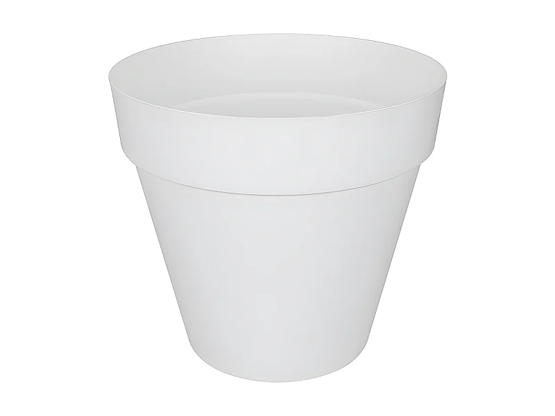 Loft Urban Ronde Bloempot met Wielen Ø 40 cm - Wit