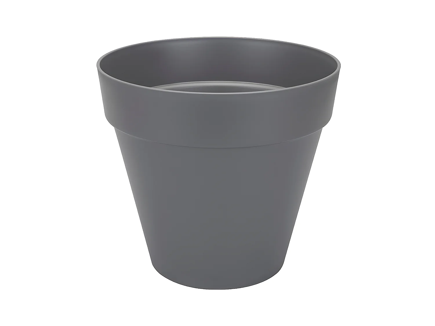 Pot de fleurs rond Loft Urban Ø 30 x H.26 cm - Anthracite