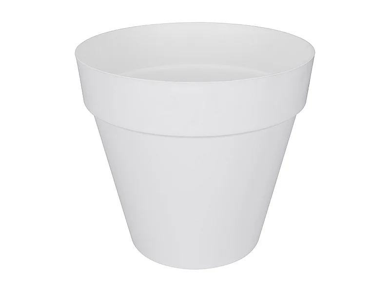 Vaso da fiori rotondo in plastica Loft Urban White Ø 50 x 44 cm 48 l