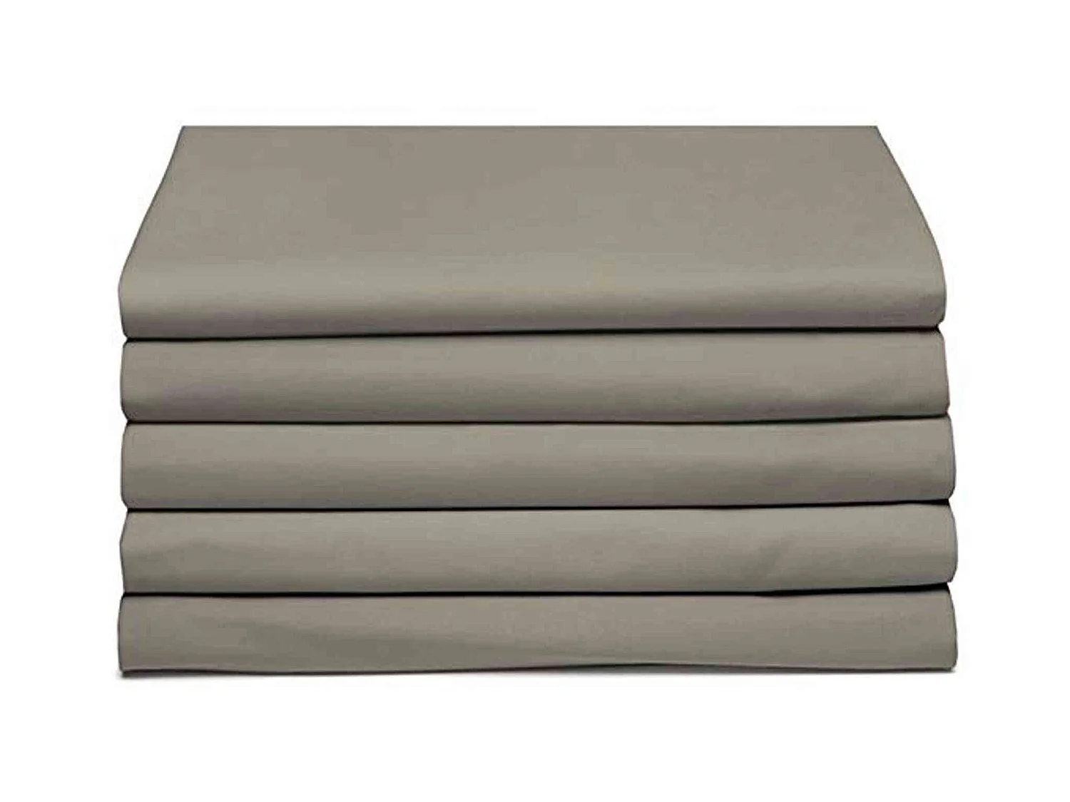 Drap plat bébé coton bio 118x180 taupe
