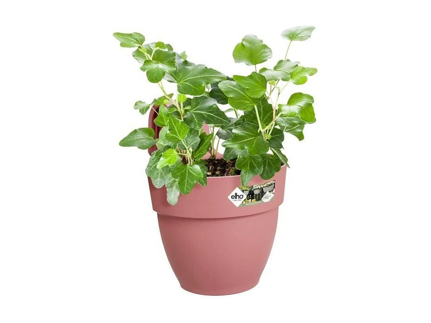 Pot de fleurs - Vibia Campana Easy Hanger Small - Rose Poussiere - Balcon extérieur - L 24.1 x W 20.5 x H 26.5 cm