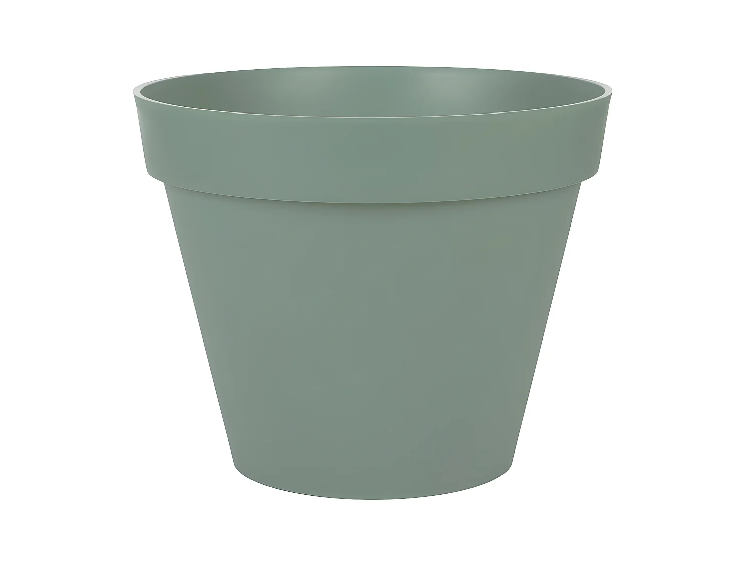 Pot de fleurs rond Toscane Ø 40 x H.32 cm - Vert laurier - Eda