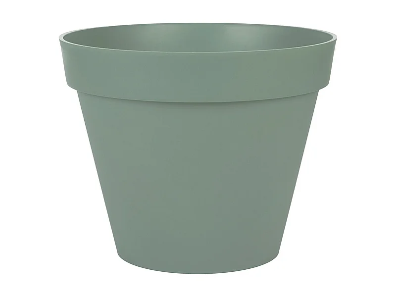 Pot de fleurs rond Toscane Ø 48 x H.40 cm - Vert laurier - Eda