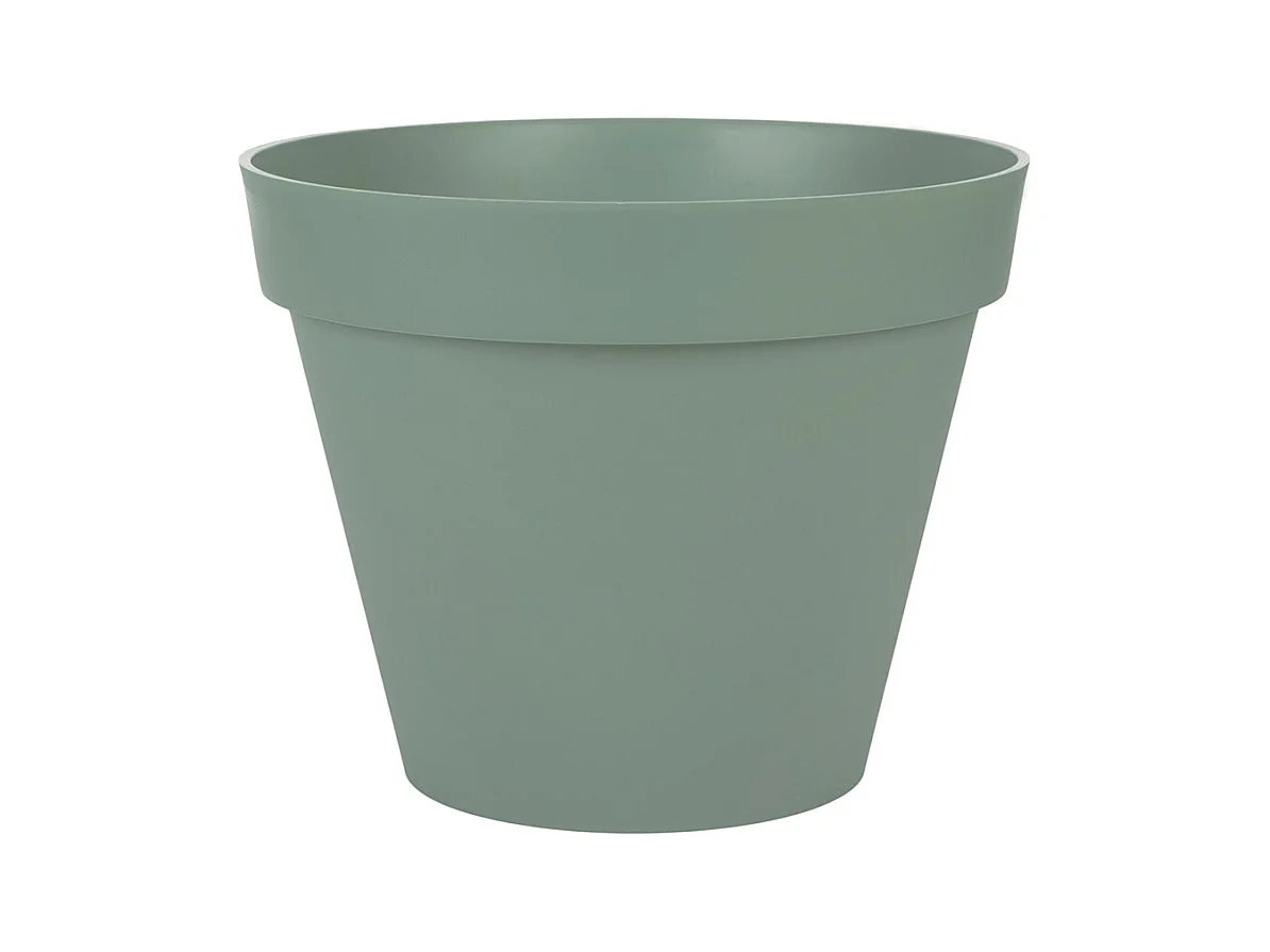 Pot de fleurs rond Toscane Ø 48 x H.40 cm - Vert laurier - Eda
