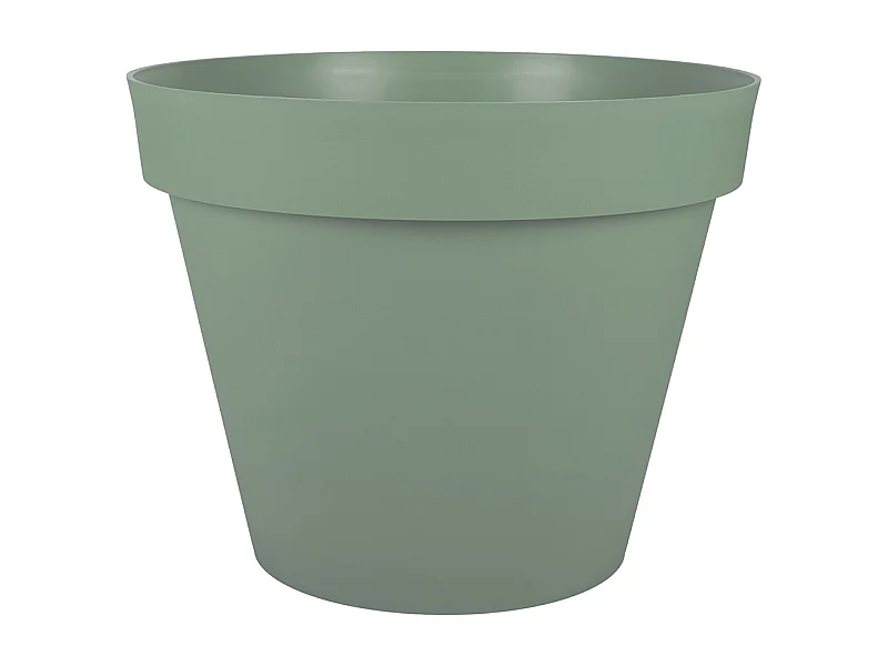 Ronde plastic bloempot Toscane lauriergroen - Ø 60 cm - 76 L