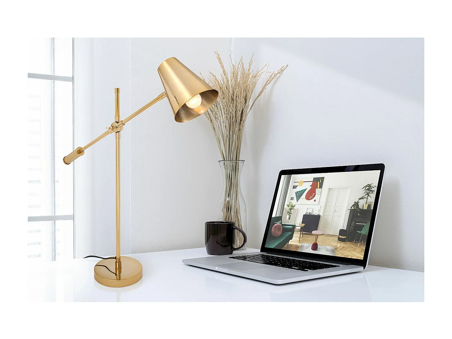 Lampe de table dorée Allen 500