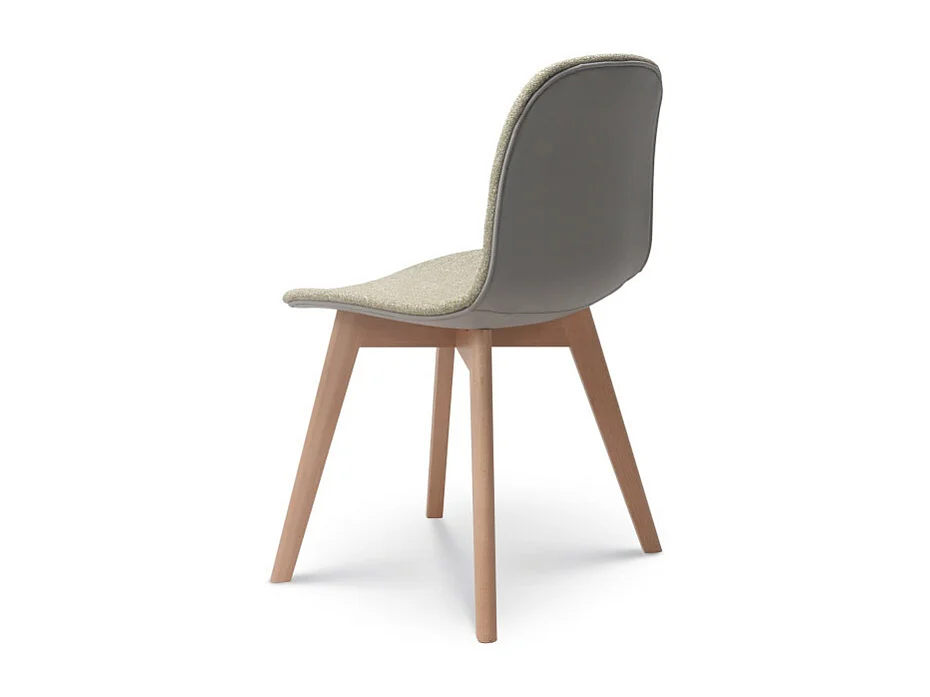 Chaise de salon confortable en tissu ANNA verte