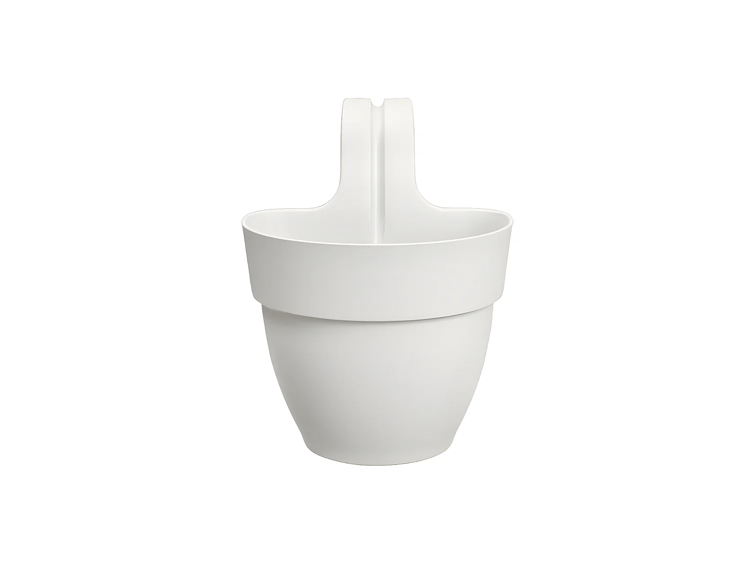 Balconnière en plastique Elho Vibia Campana Easy Hanger Small blanc soie - Ø 24 cm