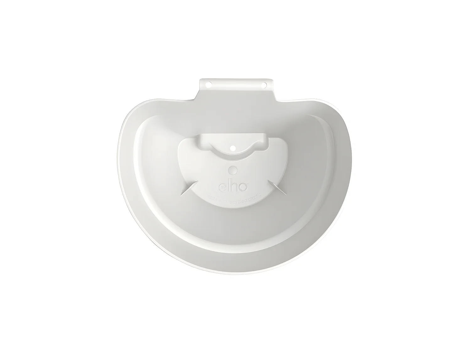 3 Balconnières en plastique Elho Vibia Campana Forêt Verticale blanc soie - Ø 17 cm