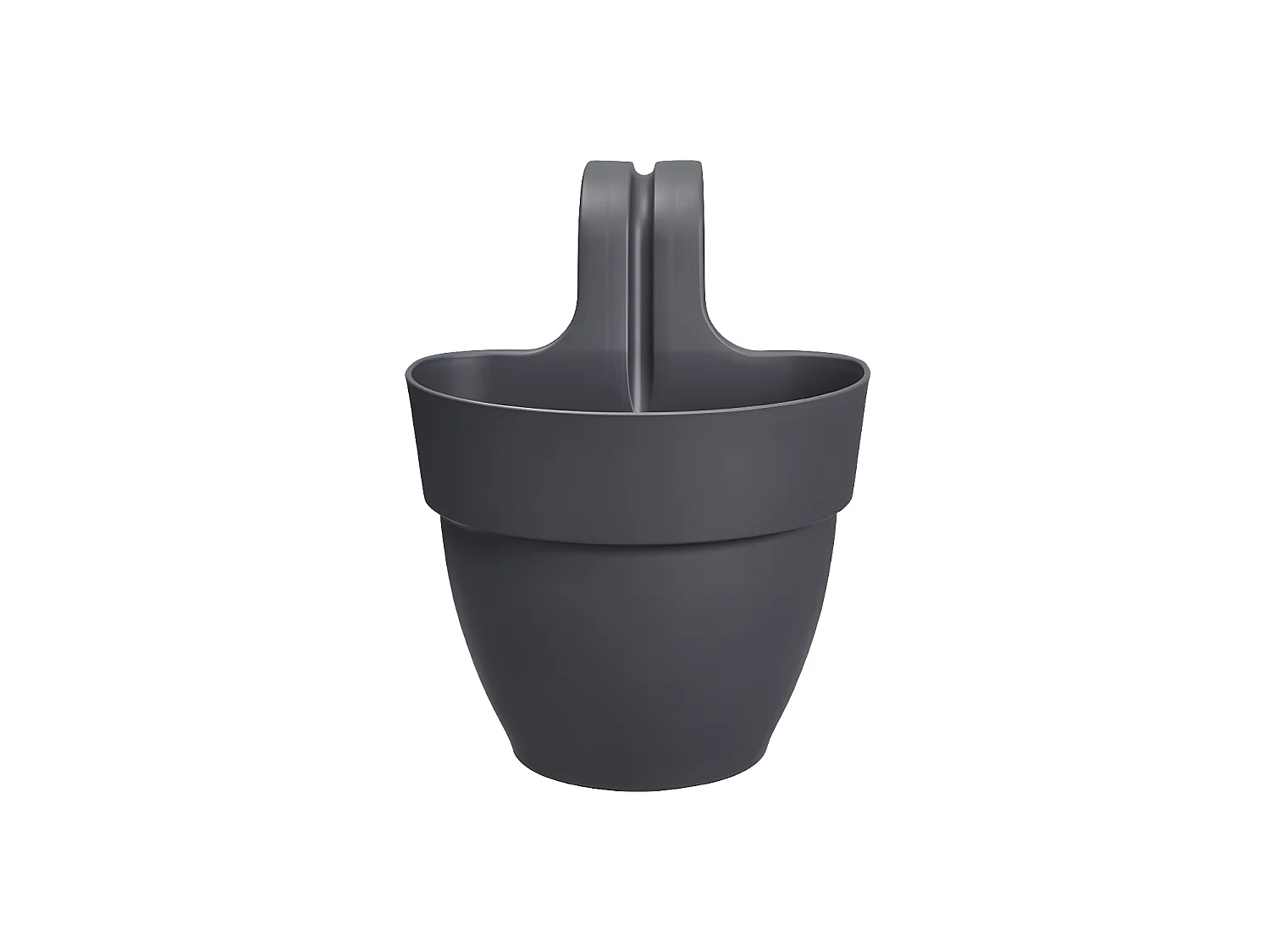 Kleine bloempot - Antraciet - Buitenbalkon - 24,1 x 20,5 x 26,5 cm