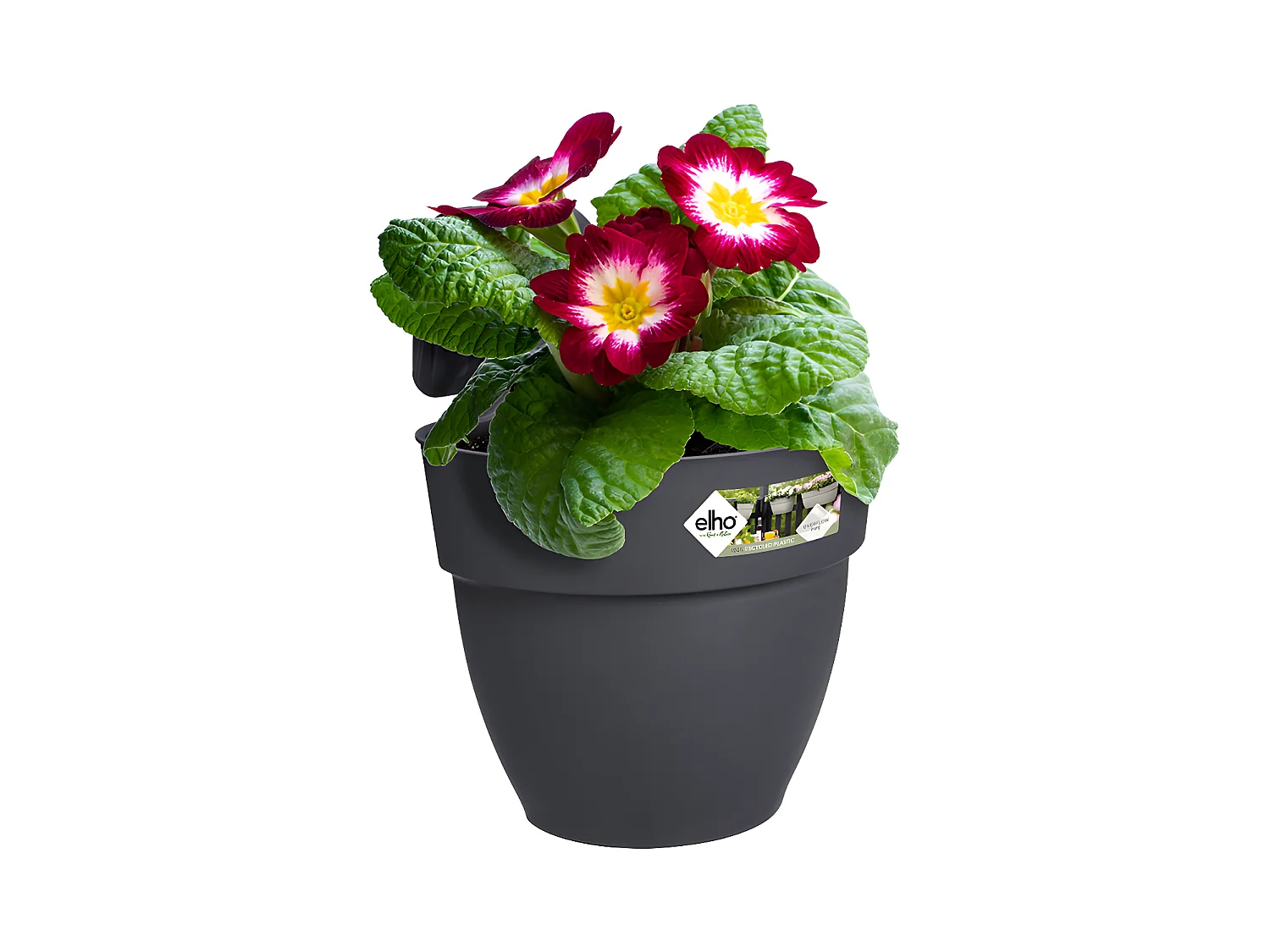 Kleine bloempot - Antraciet - Buitenbalkon - 24,1 x 20,5 x 26,5 cm