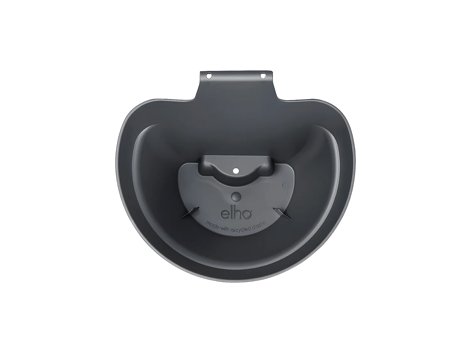 3 Balconnières en plastique Elho Vibia Campana Forêt Verticale anthracite - Ø 17 cm