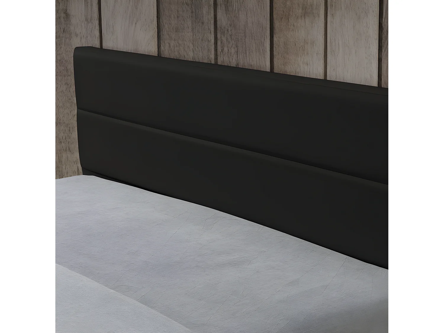 Lit Led Avec Coffre De Rangement Ava - Couleurs - Noir, Tailles - 160x200