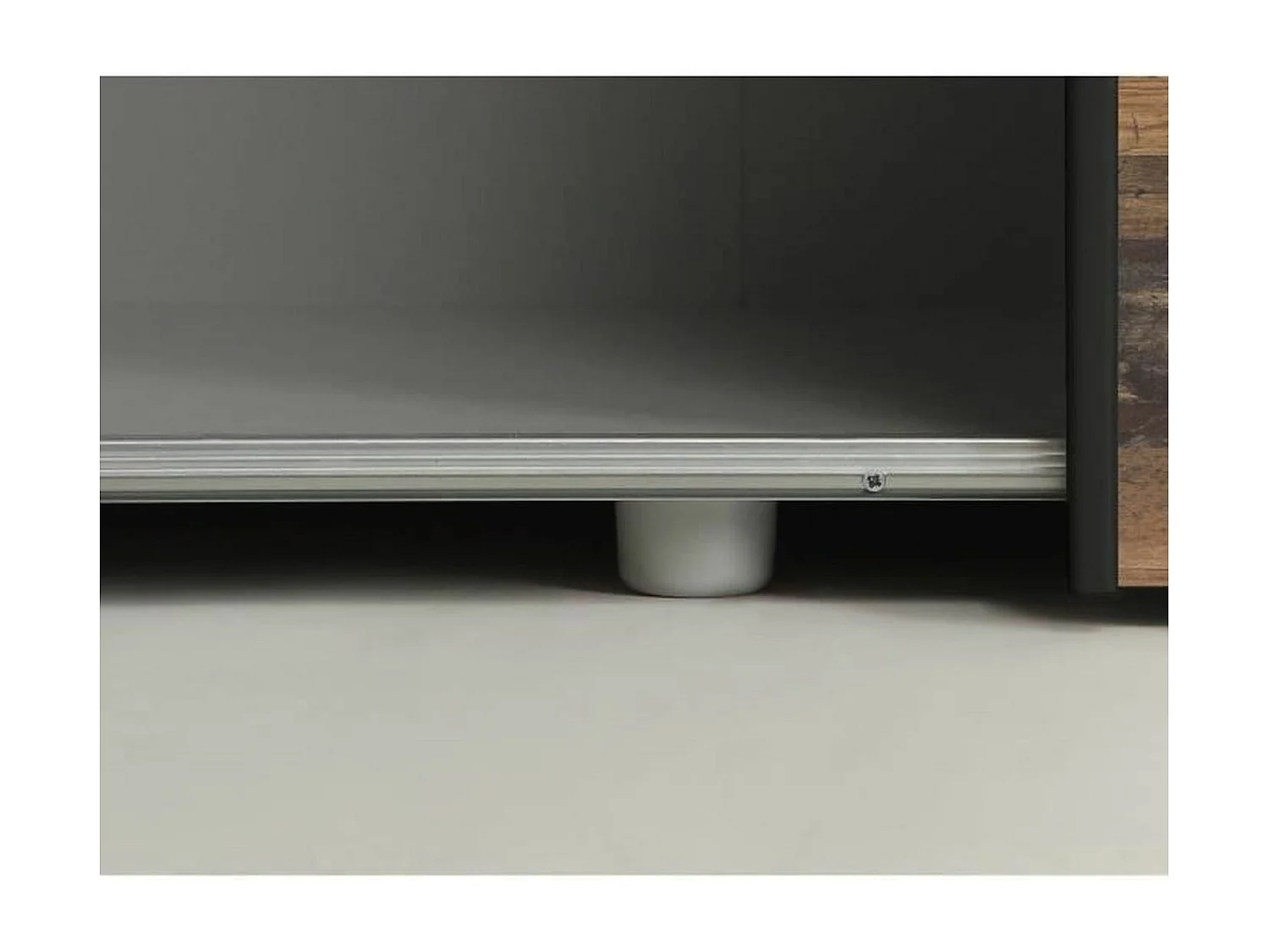 Multifunctionele 2-deurs schuifdeurkast - 120 x 41,6 x 190,5 cm - OZZULA