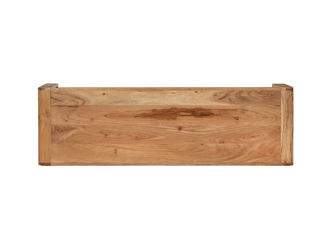 Meuble TV 110x33x33 cm bois d'acacia massif