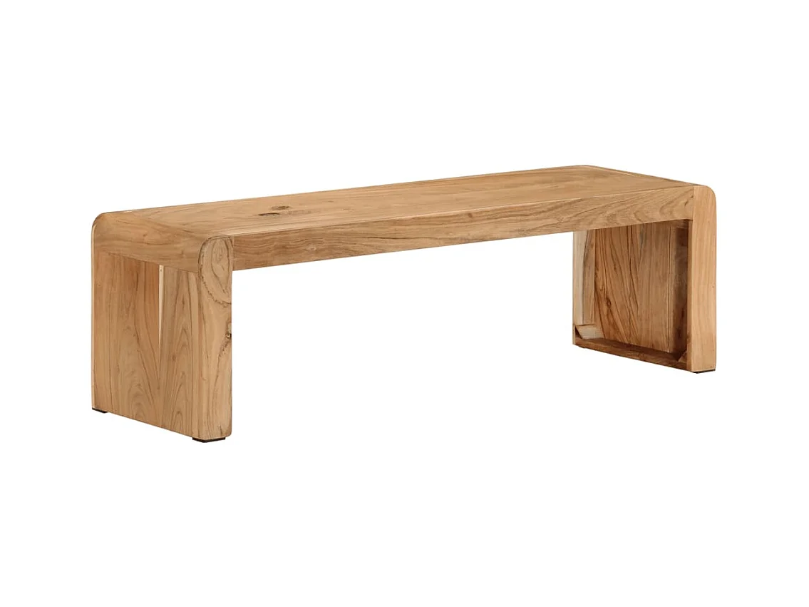 Meuble TV 110x33x33 cm bois d'acacia massif