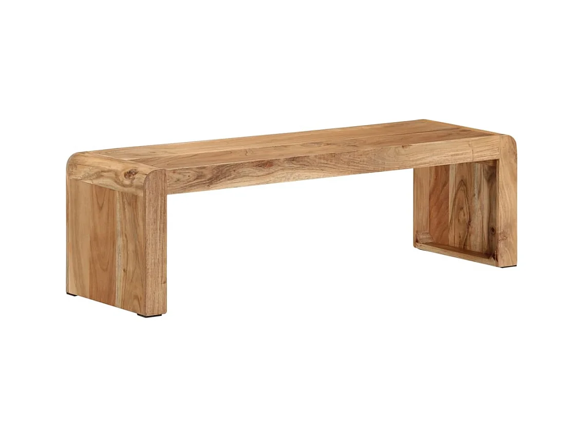 Meuble TV 110x33x33 cm bois d'acacia massif