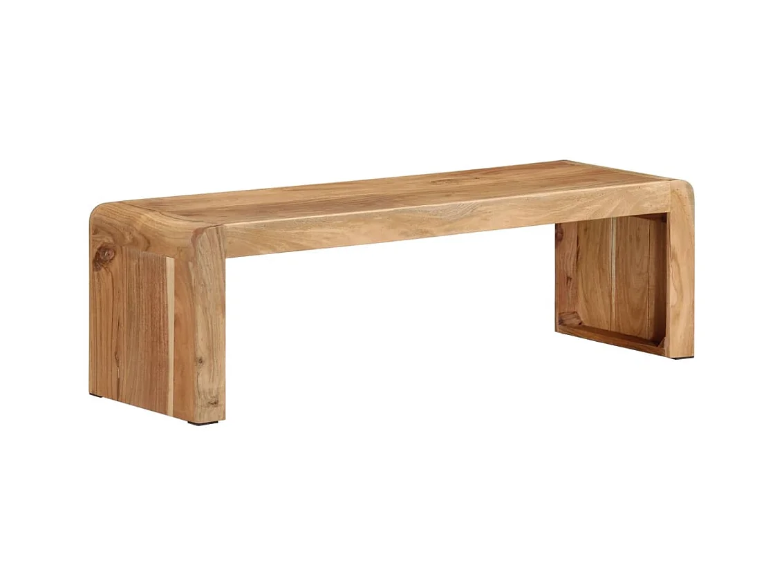Meuble TV 110x33x33 cm bois d'acacia massif