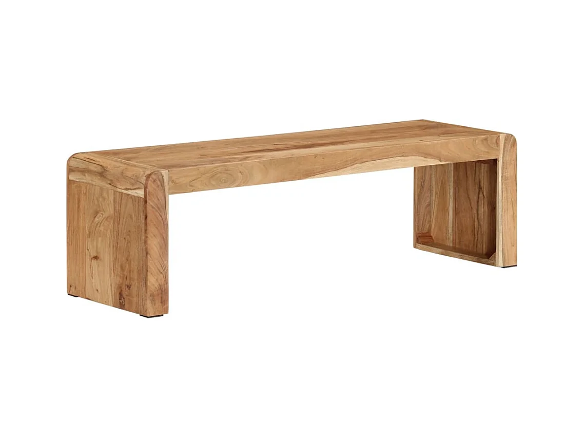 Meuble TV 110x33x33 cm bois d'acacia massif