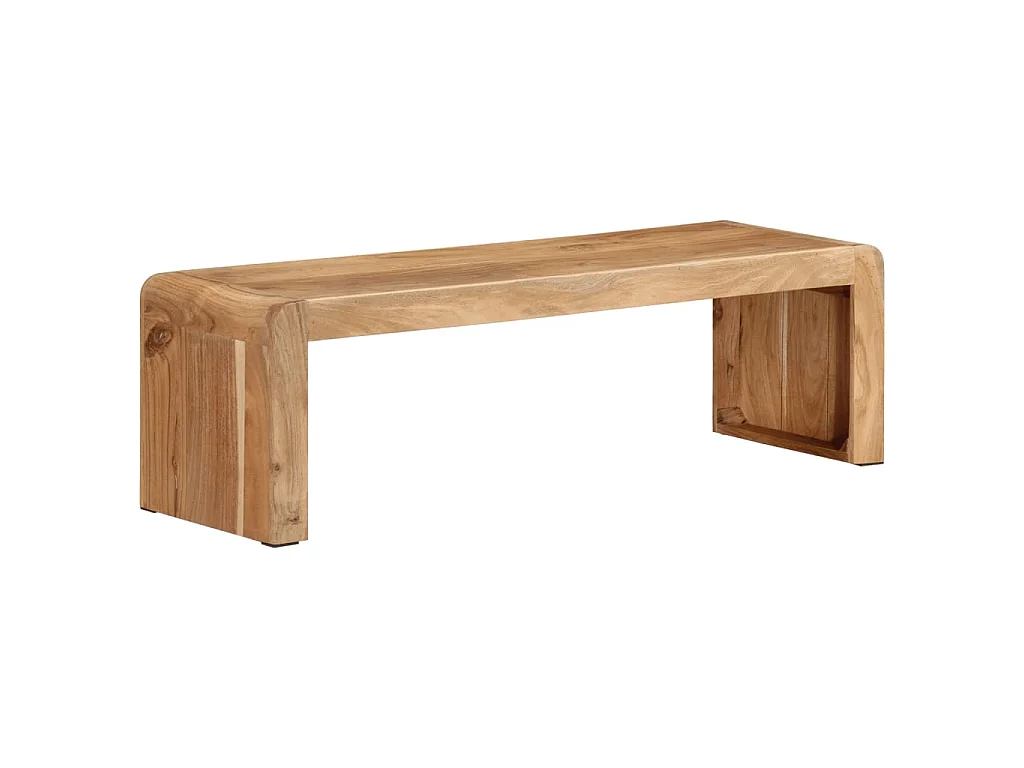 Meuble TV 110x33x33 cm bois d'acacia massif