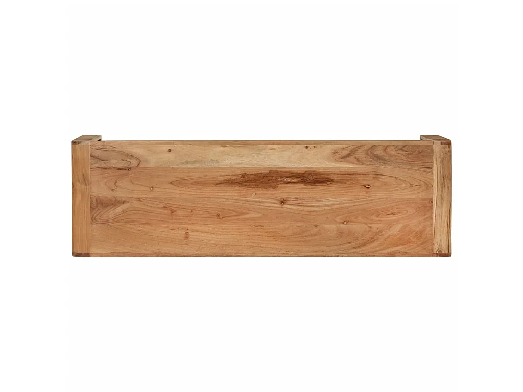 Meuble TV 110x33x33 cm bois d'acacia massif