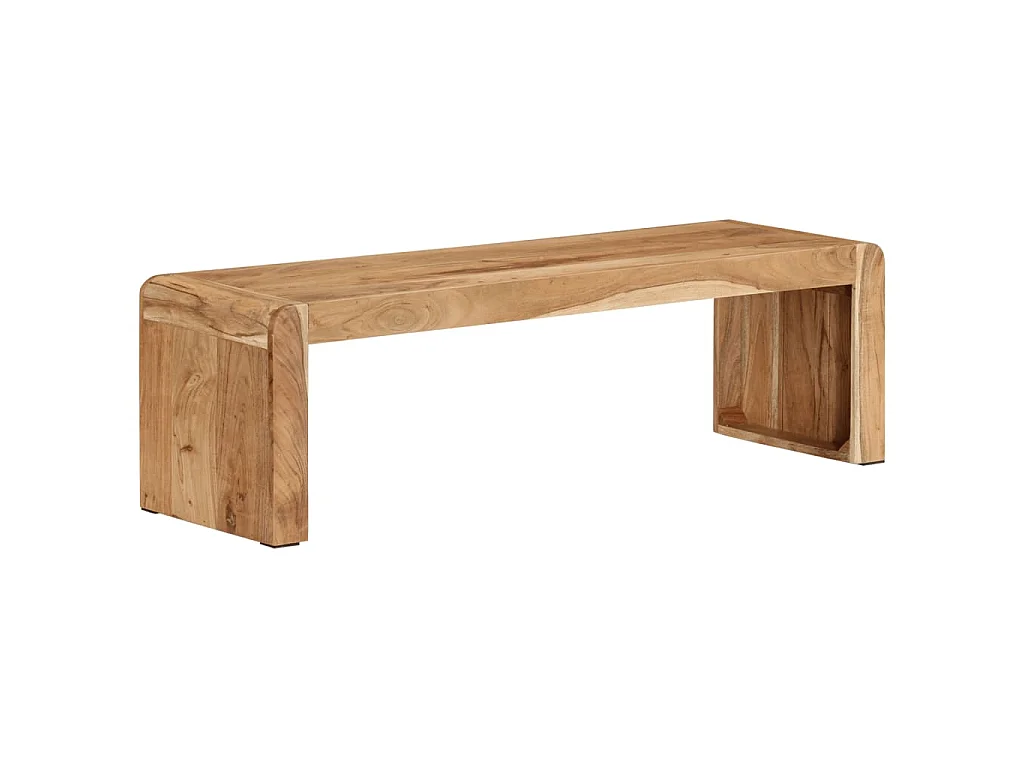 Meuble TV 110x33x33 cm bois d'acacia massif
