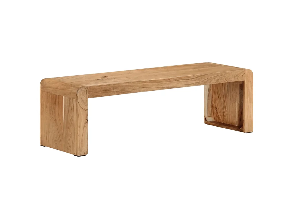 Meuble TV 110x33x33 cm bois d'acacia massif
