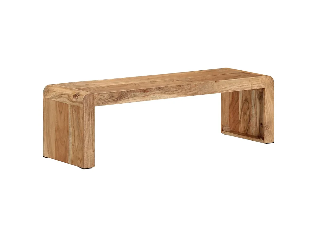 Meuble TV 110x33x33 cm bois d'acacia massif