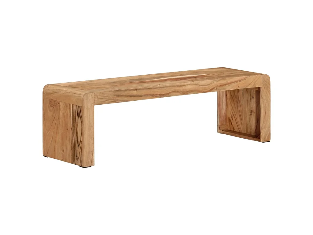 Meuble TV 110x33x33 cm bois d'acacia massif