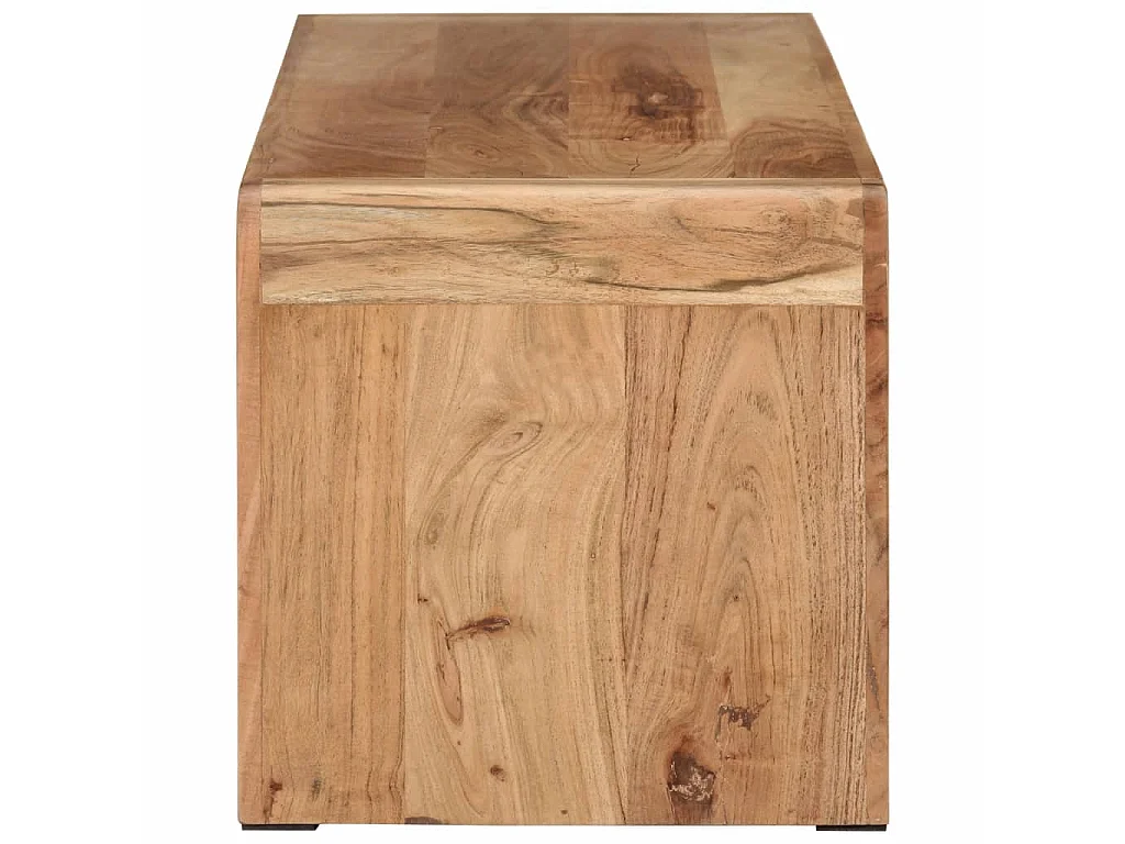 Meuble TV 110x33x33 cm bois d'acacia massif