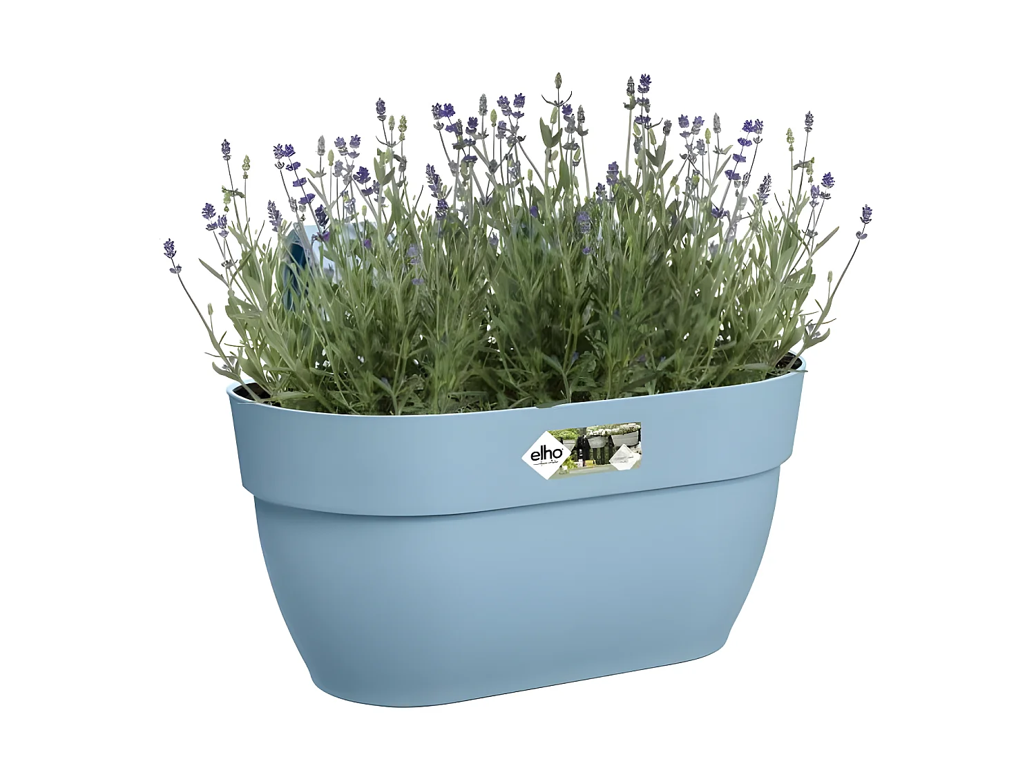 Pot de fleurs - Vibia Campana Easy Hanger Medium - Bleu Vintage - Balcon extérieur - L 24.1 x W 36 x H 26.5 cm