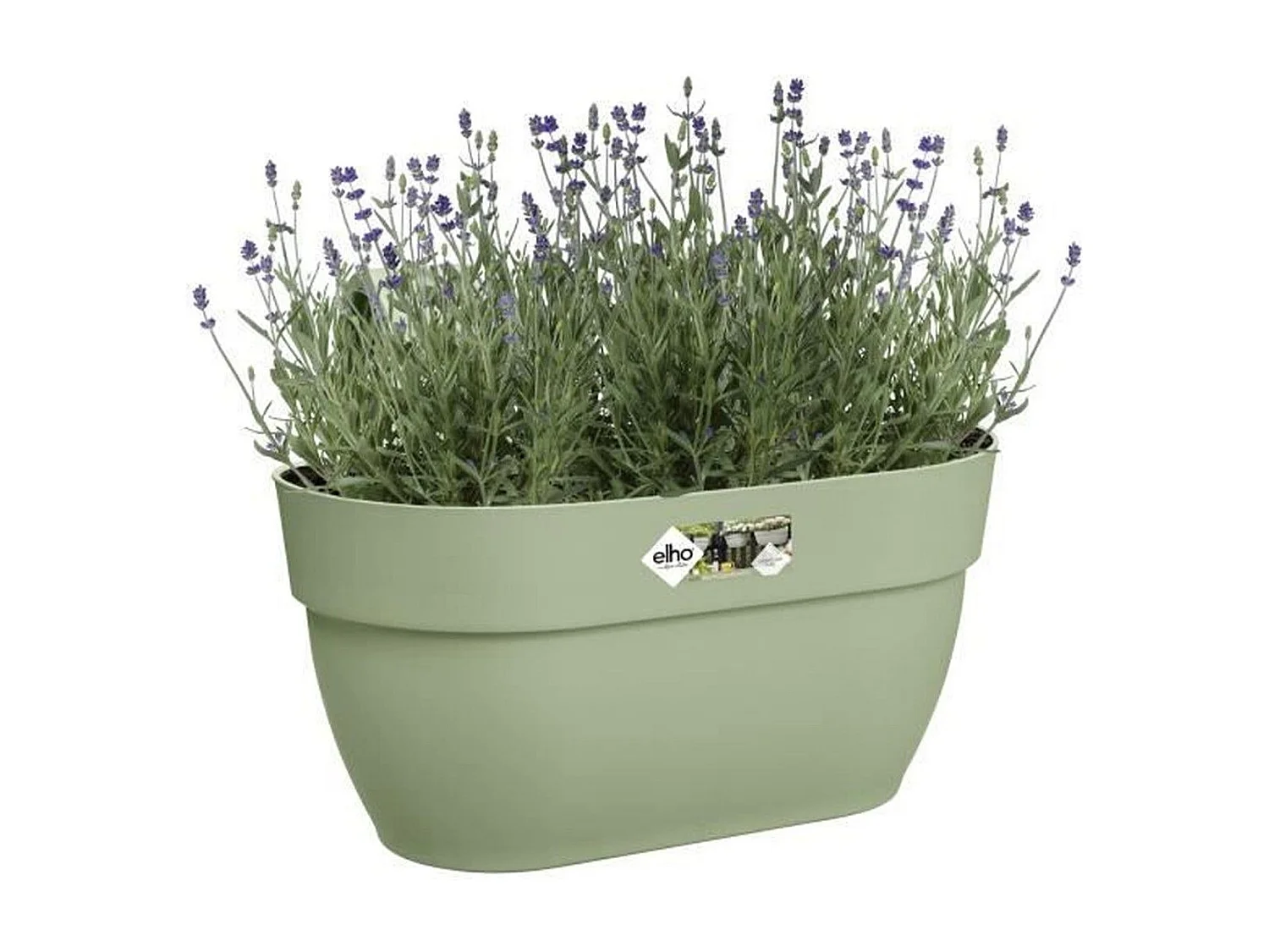 Pot de fleurs - Vibia Campana Easy Hanger Medium - Vert Pistache - Balcon extérieur - L 24.1 x W 36 x H 26.5 cm