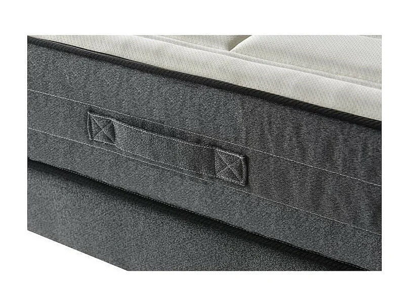 Ensemble Matelas + Sommier 160x200 cm Mousse Mémoire 28cm 5 Zones Ferme DEKO DREAM