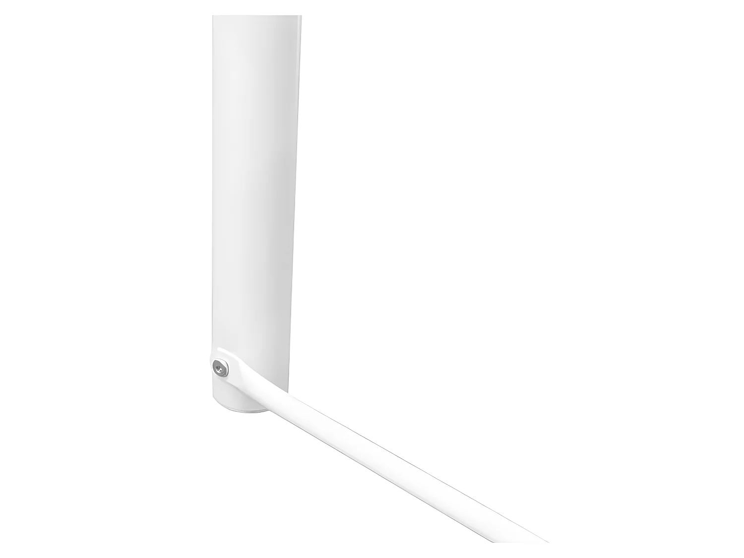 Lit mezzanine ELIOT 140 x 190 cm - Métal Blanc - Pour Enfant - Sommier Inclus