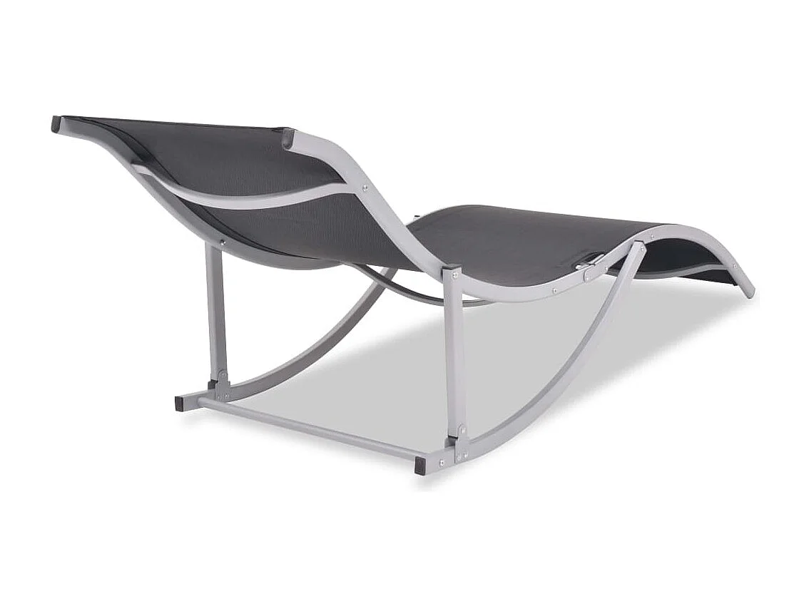 Espreguiçadeiras dobráveis 2 pcs alumínio e textilene