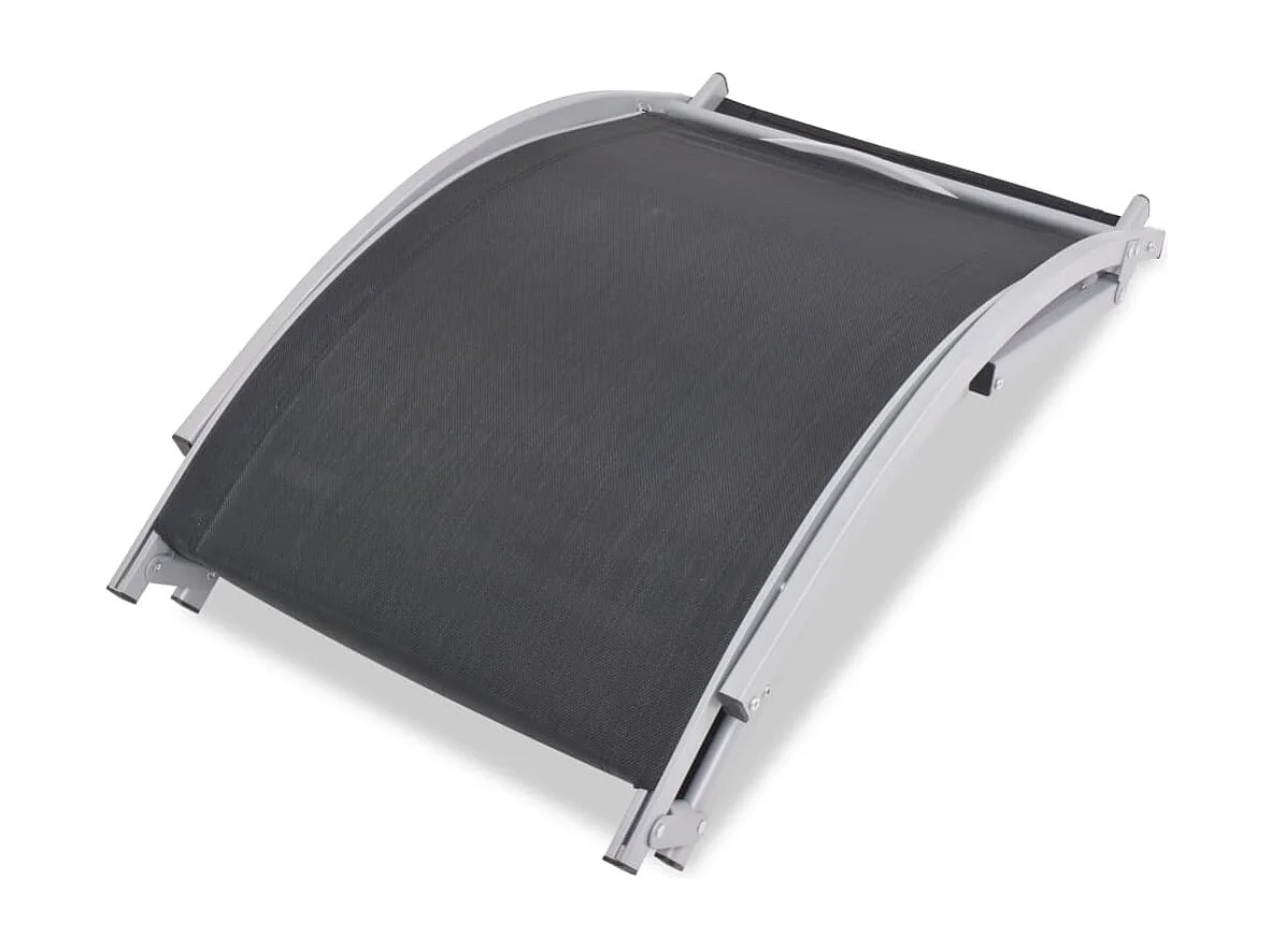 Espreguiçadeiras dobráveis 2 pcs alumínio e textilene