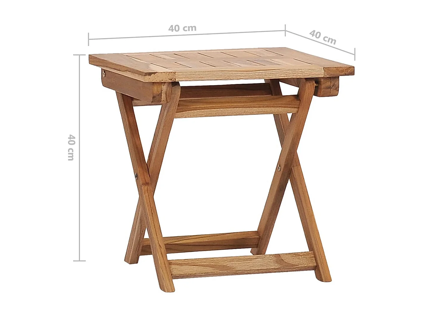 Garten-Liegestühle mit Fußstützen und Tisch Teak Massivholz
