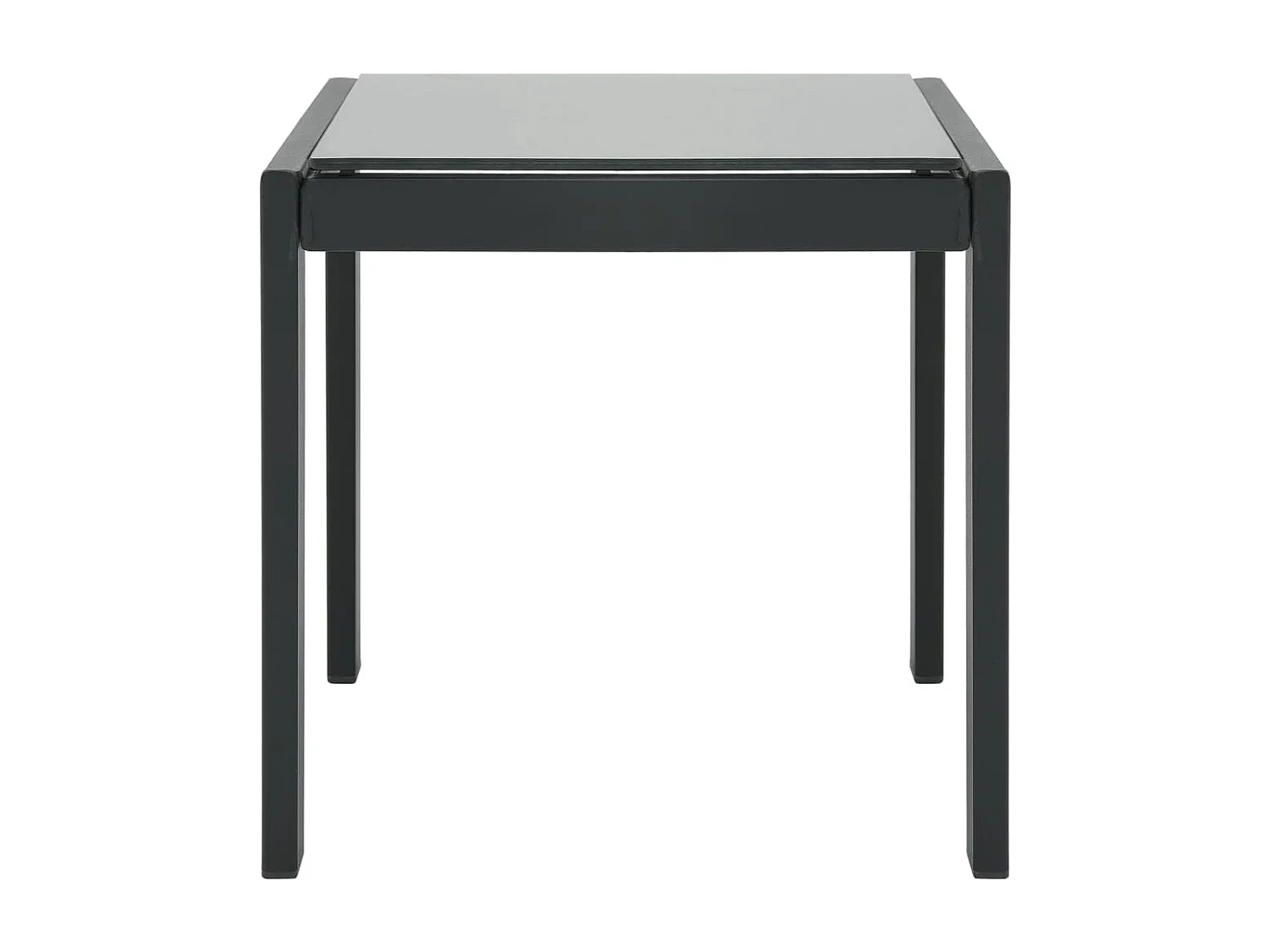 Ligbedden 2 st met tafel textileen en staal